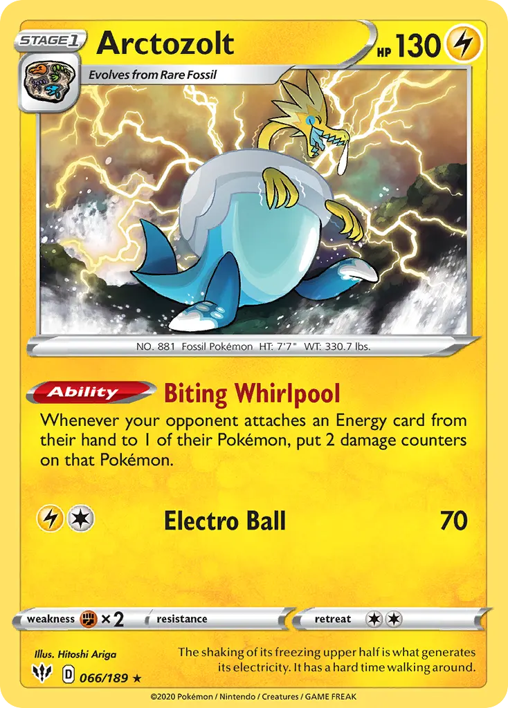 Arctozolt (Darkness Ablaze) - Pokémon in TCG Land