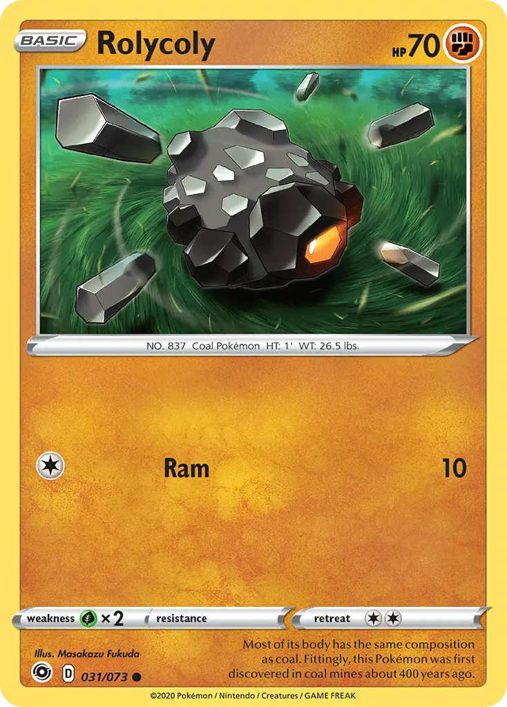 Rolycoly (Champion's Path) - Pokémon in TCG Land