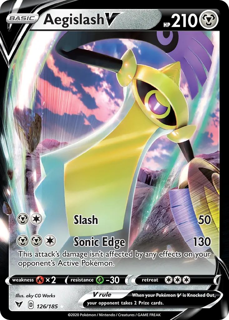 Aegislash V (Vivid Voltage) - Pokémon in TCG Land México