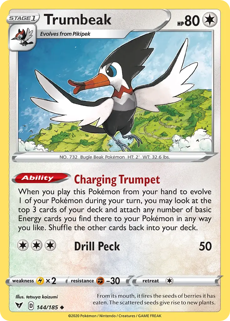 Trumbeak (Vivid Voltage) - Pokémon in TCG Land