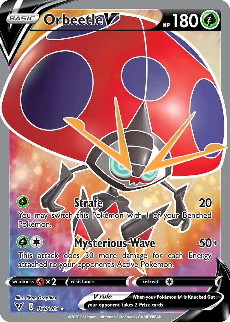 Orbeetle V (Vivid Voltage) - Pokémon in TCG Land