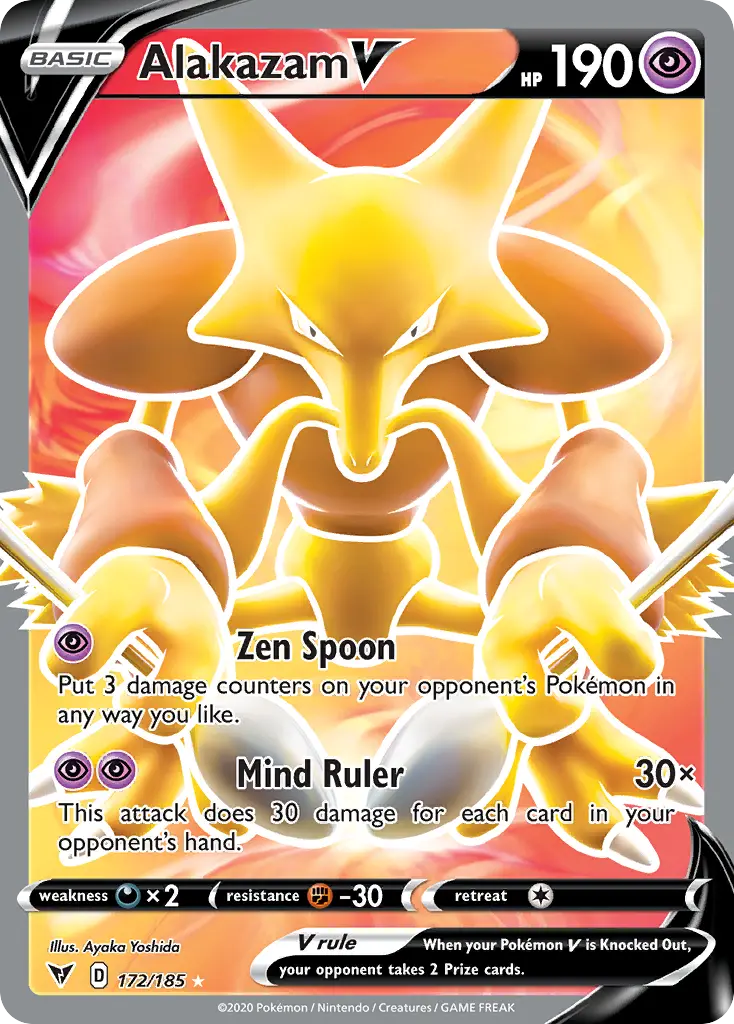 Alakazam V (Vivid Voltage) - Pokémon in TCG Land México