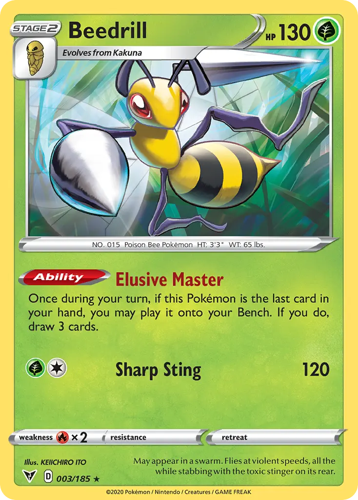 Beedrill (Vivid Voltage) - Pokémon in TCG Land