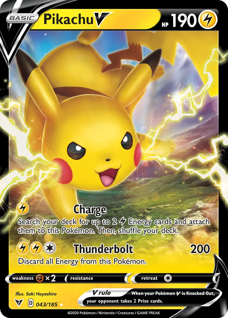 Pikachu V (Vivid Voltage) - Pokémon in TCG Land