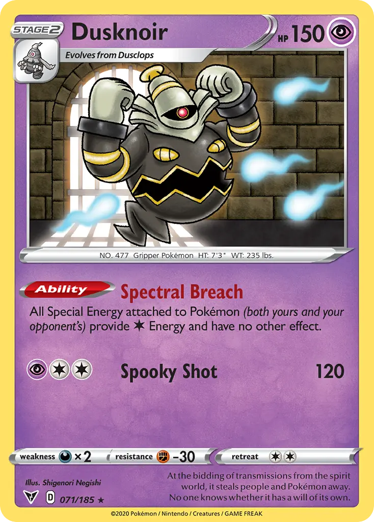 Dusknoir (Vivid Voltage) - Pokémon in TCG Land