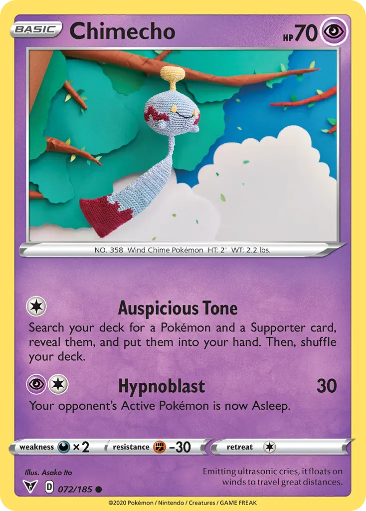 Chimecho (Vivid Voltage) - Pokémon in TCG Land
