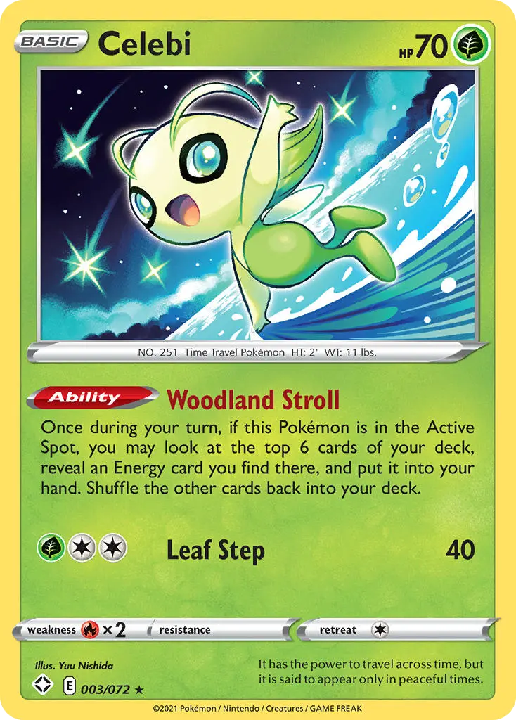 Celebi (Shining Fates) - Pokémon in TCG Land México