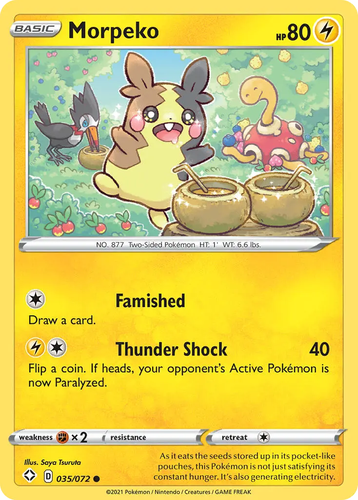 Morpeko (Shining Fates) - Pokémon in TCG Land México