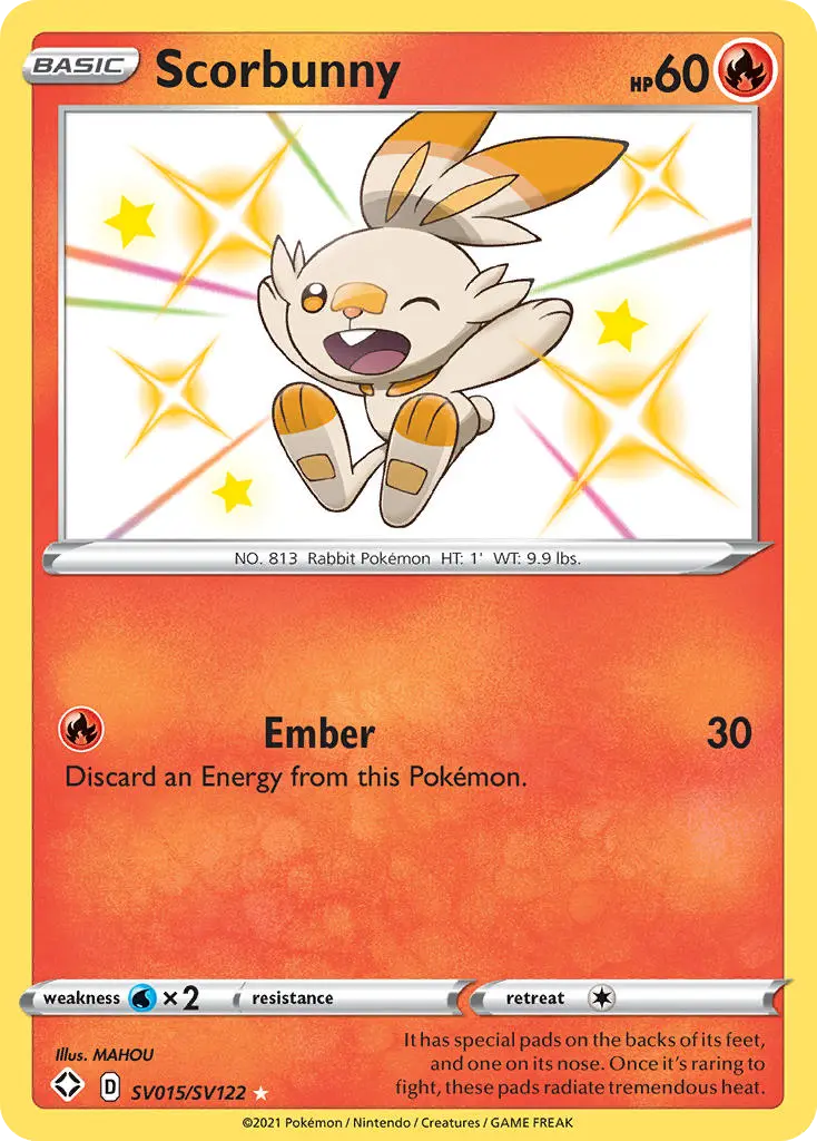 Scorbunny (Shining Fates Shiny Vault) - Pokémon in TCG Land México