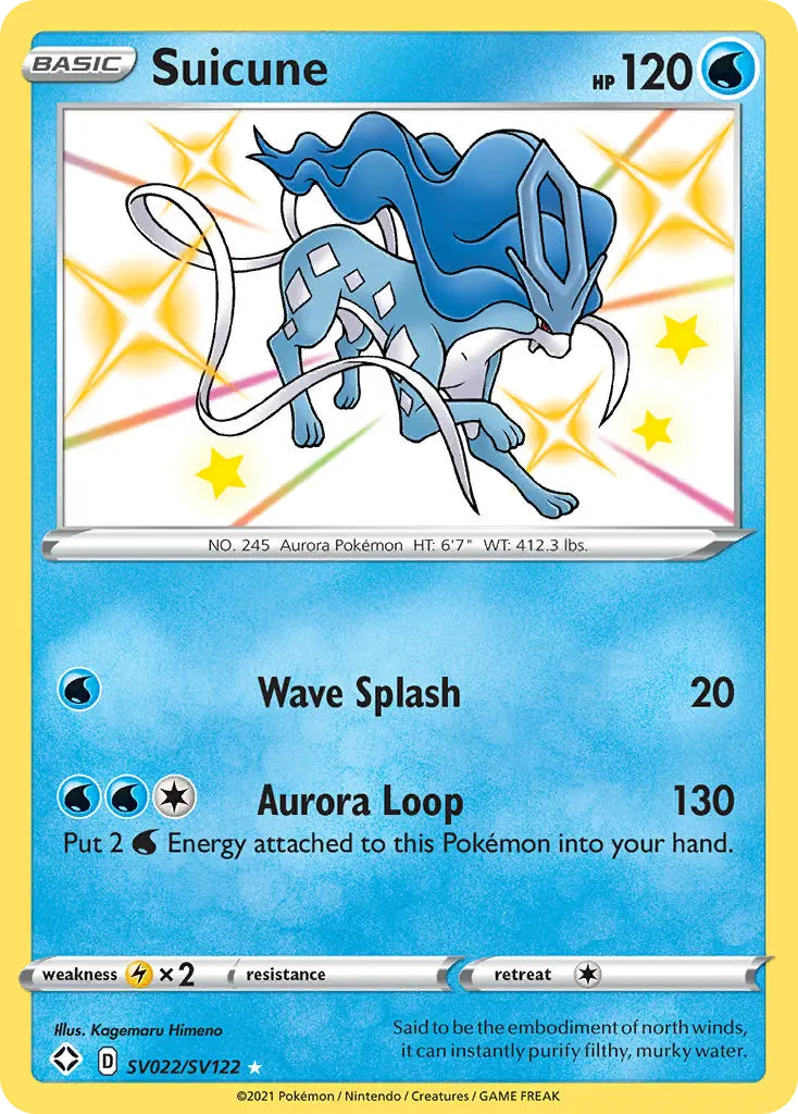 Suicune (Shining Fates Shiny Vault) - Pokémon in TCG Land México