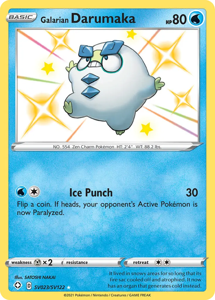 Galarian Darumaka (Shining Fates Shiny Vault) - Pokémon in TCG Land México