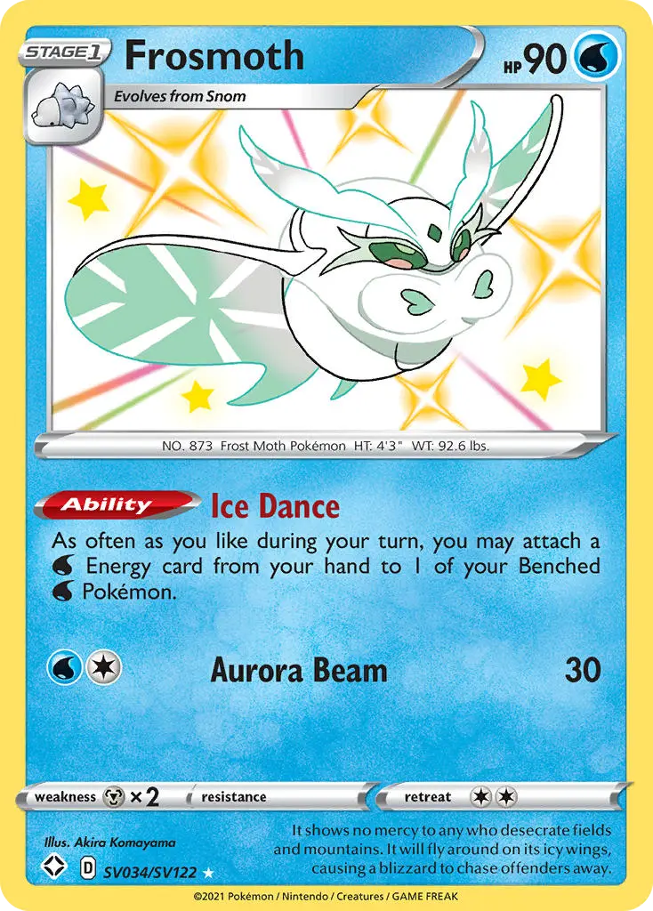 Frosmoth (Shining Fates Shiny Vault) - Pokémon in TCG Land México