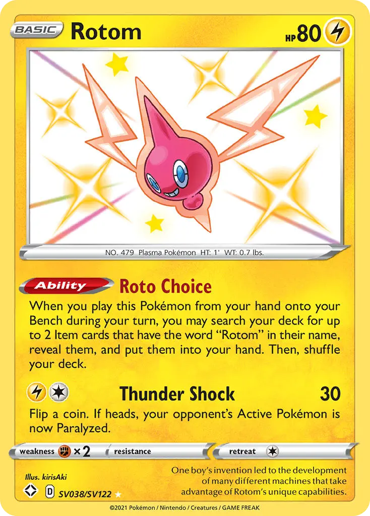 Rotom (Shining Fates Shiny Vault) - Pokémon in TCG Land México