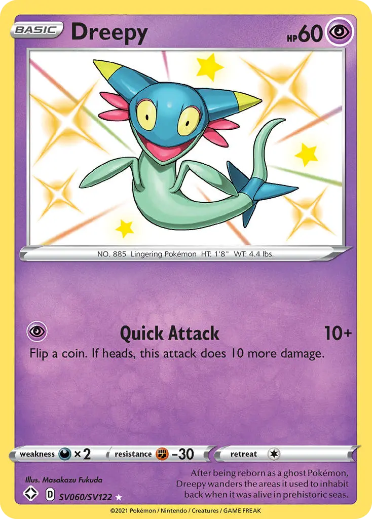 Dreepy (Shining Fates Shiny Vault) - Pokémon in TCG Land