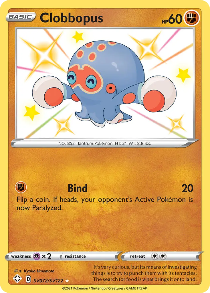 Clobbopus (Shining Fates Shiny Vault) - Pokémon in TCG Land