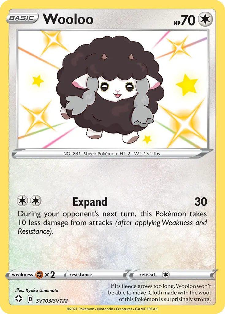 Wooloo (Shining Fates Shiny Vault) - Pokémon in TCG Land