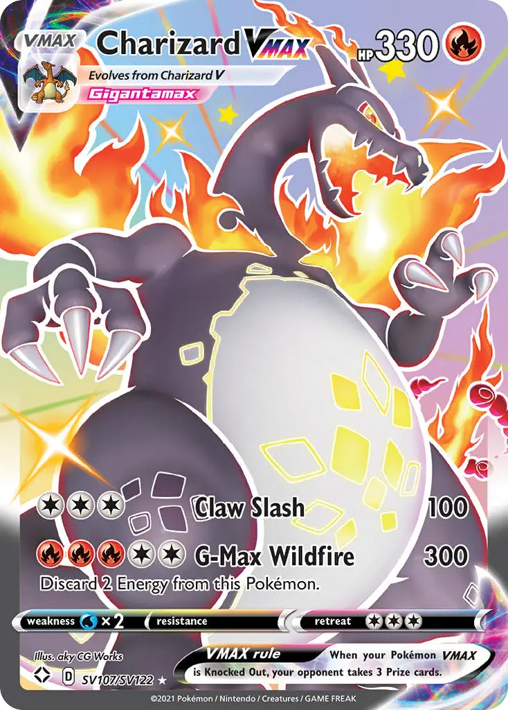Charizard VMAX (Shining Fates Shiny Vault) - Pokémon in TCG Land