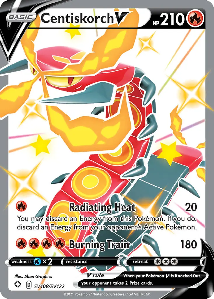 Centiskorch V (Shining Fates Shiny Vault) - Pokémon in TCG Land