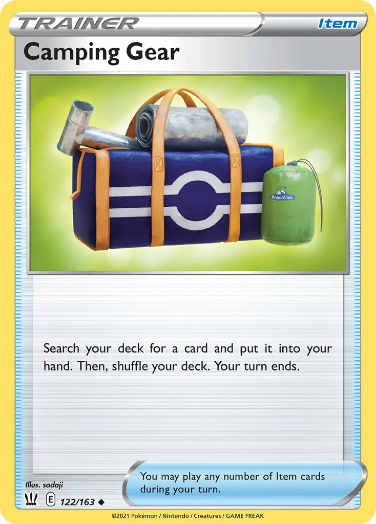 Camping Gear (Battle Styles) - Pokémon in TCG Land