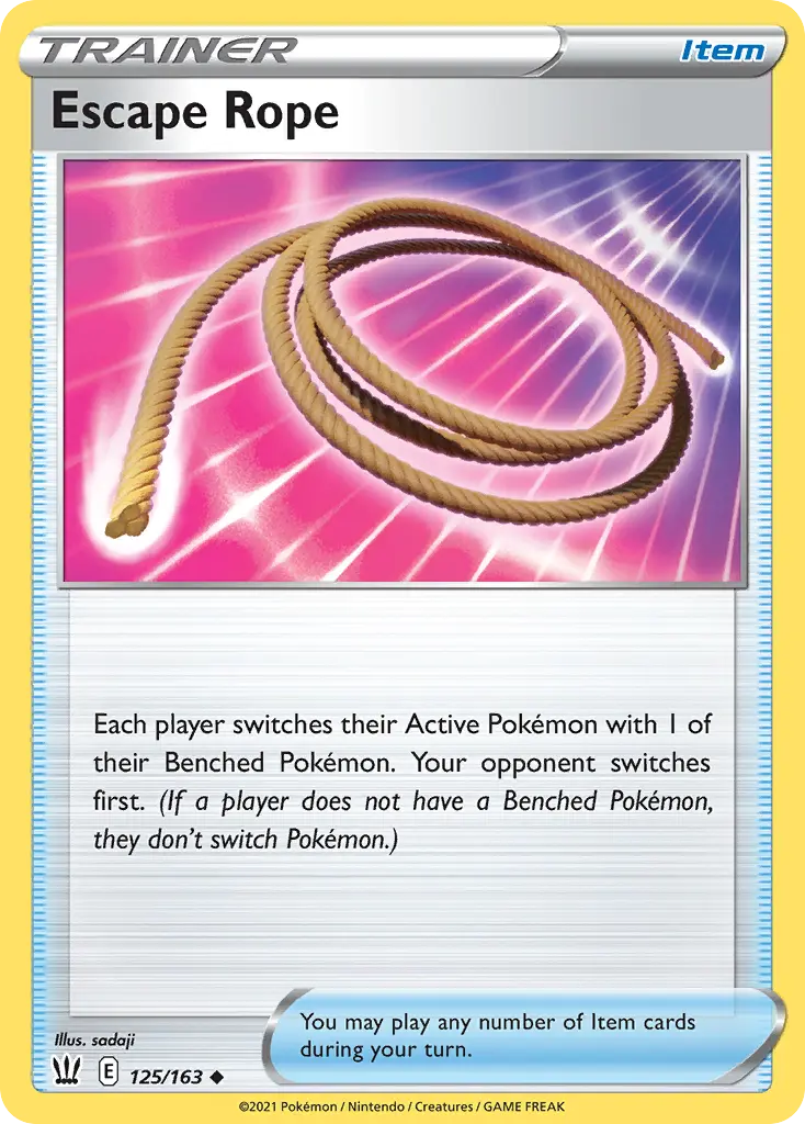 Escape Rope (Battle Styles) - Pokémon in TCG Land