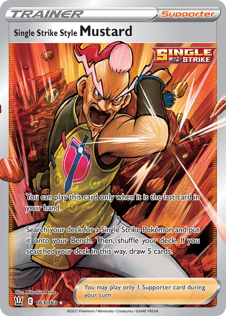 Single Strike Style Mustard (Battle Styles) - Pokémon in TCG Land México