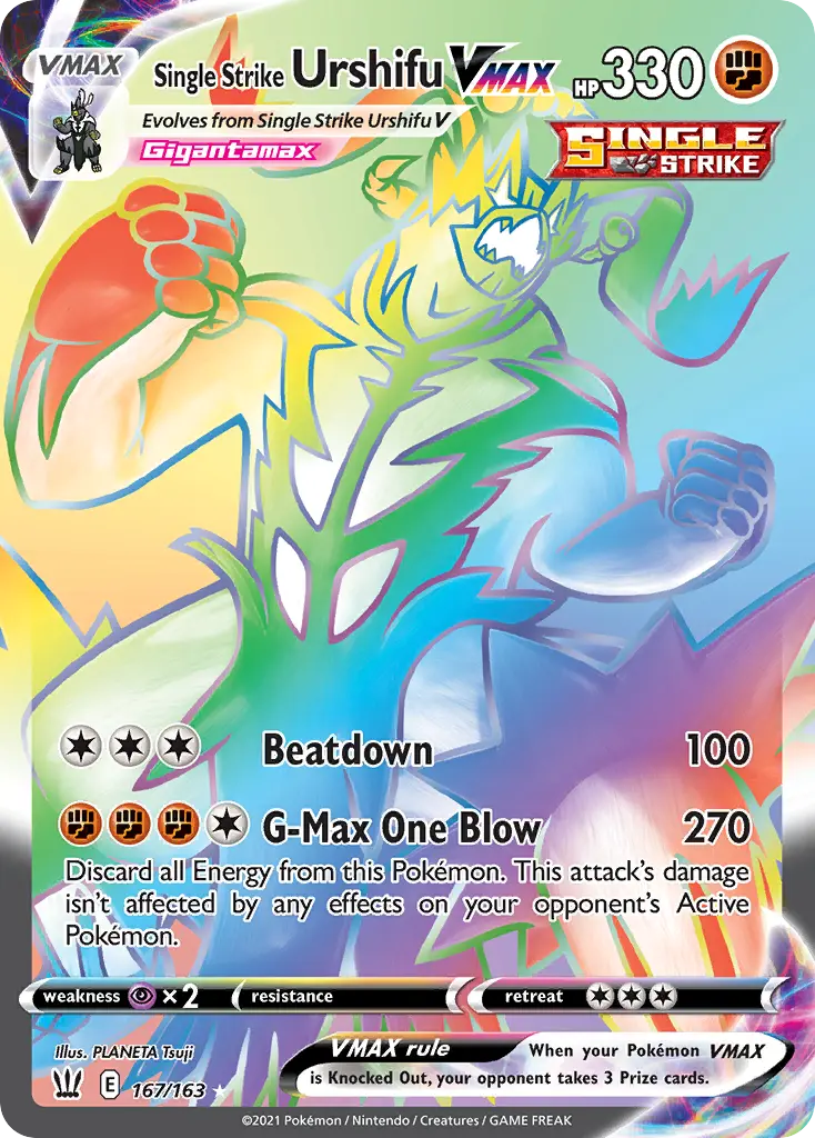 Single Strike Urshifu VMAX (Battle Styles) - Pokémon in TCG Land México