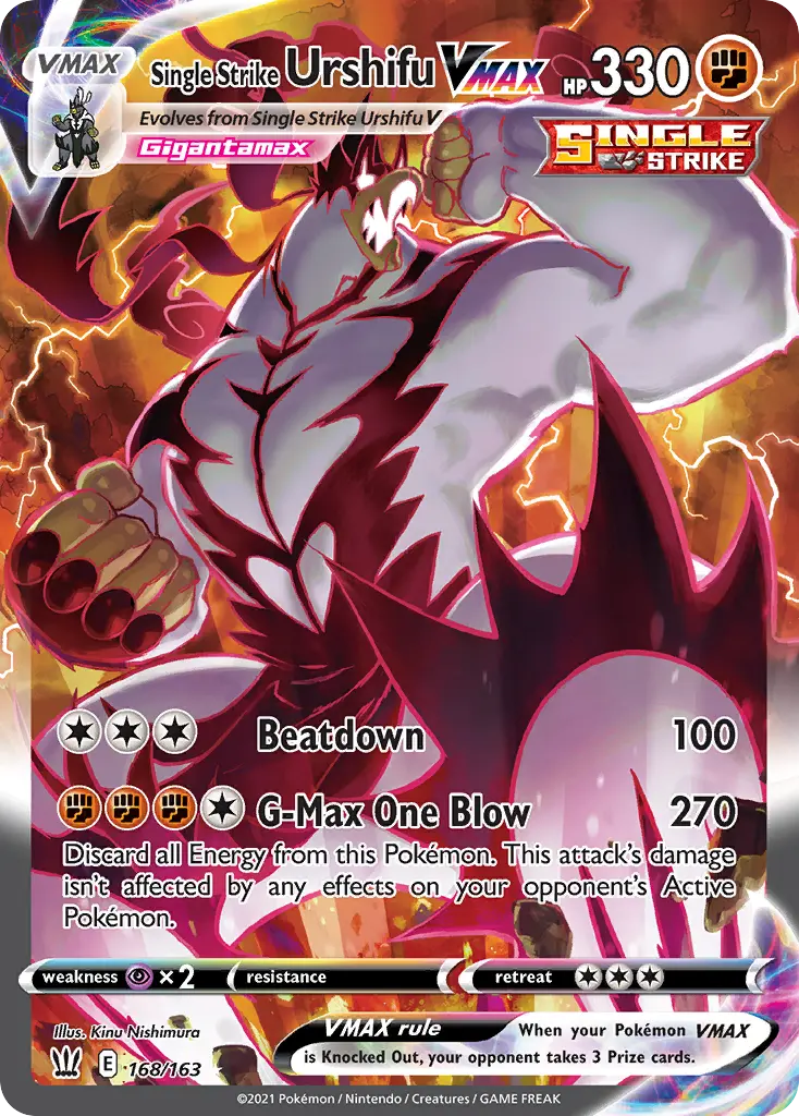 Single Strike Urshifu VMAX (Battle Styles) - Pokémon in TCG Land México