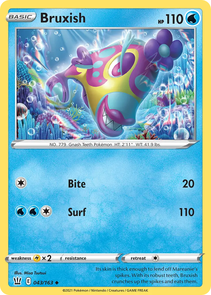 Bruxish (Battle Styles) - Pokémon in TCG Land