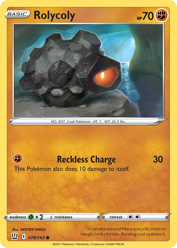 Rolycoly (Battle Styles) - Pokémon in TCG Land