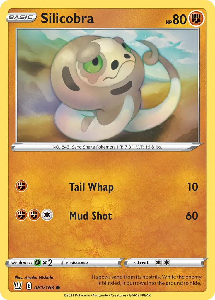 Silicobra (Battle Styles) - Pokémon in TCG Land