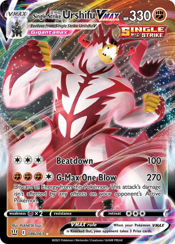 Single Strike Urshifu VMAX (Battle Styles) - Pokémon in TCG Land México
