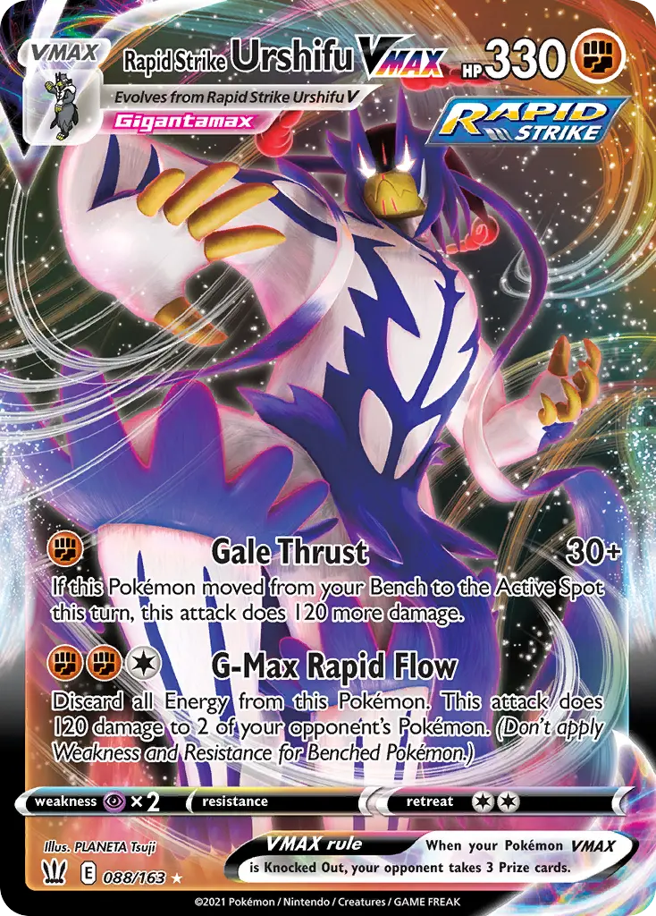 Rapid Strike Urshifu VMAX (Battle Styles) - Pokémon in TCG Land México
