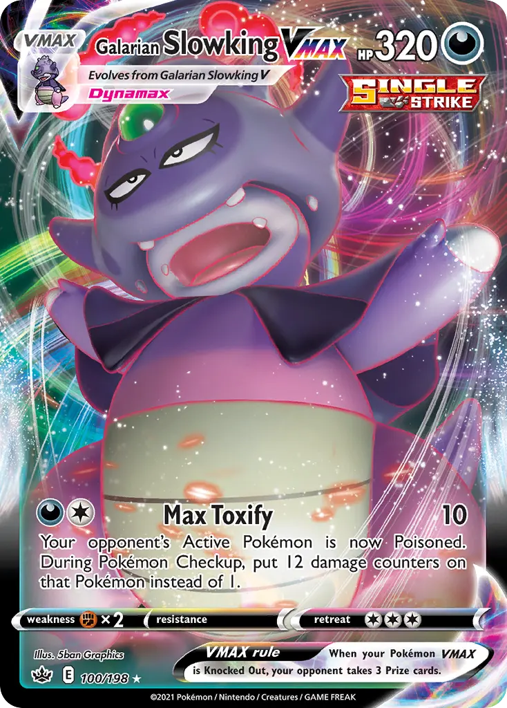 Galarian Slowking VMAX (Chilling Reign) - Pokémon in TCG Land