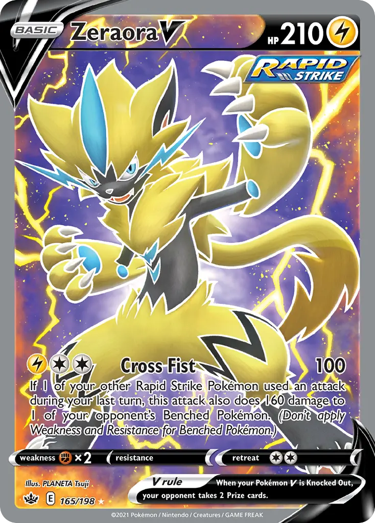 Zeraora V (Chilling Reign) - Pokémon in TCG Land México