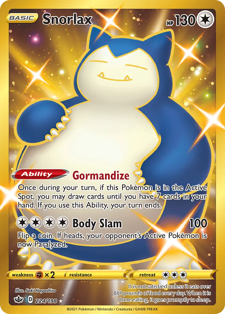 Snorlax (Chilling Reign) - Pokémon in TCG Land