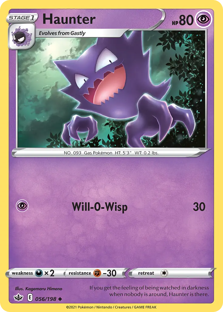 Haunter (Chilling Reign) - Pokémon in TCG Land