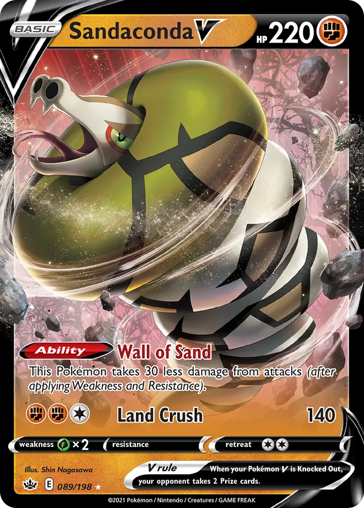 Sandaconda V (Chilling Reign) - Pokémon in TCG Land