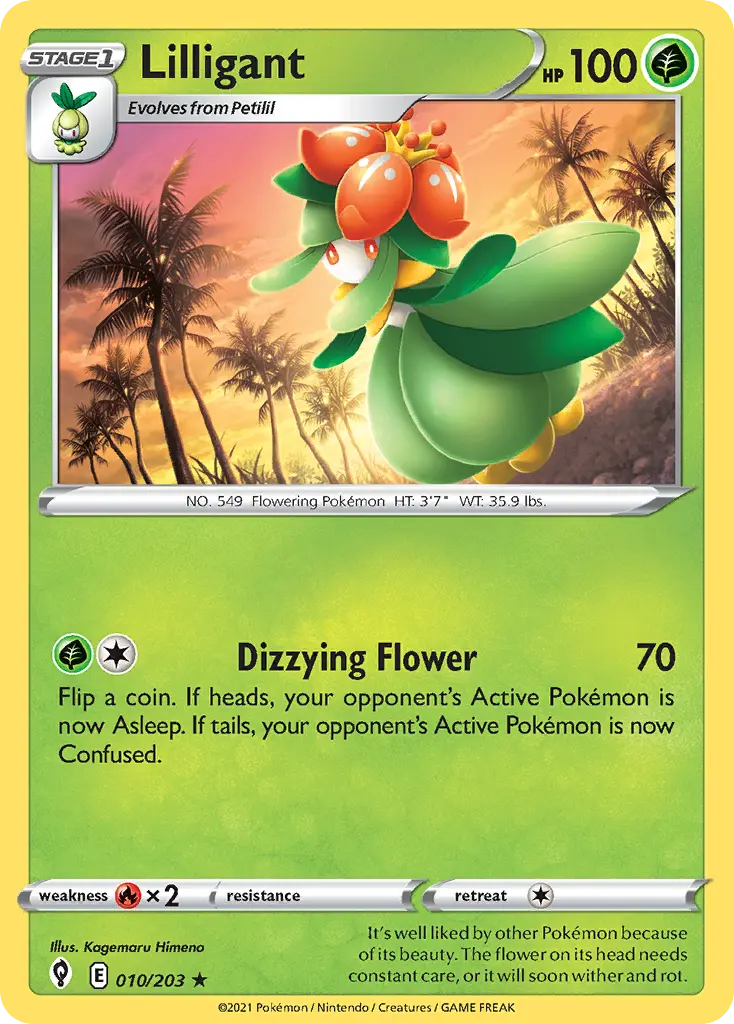 Lilligant (Evolving Skies) - Pokémon in TCG Land México