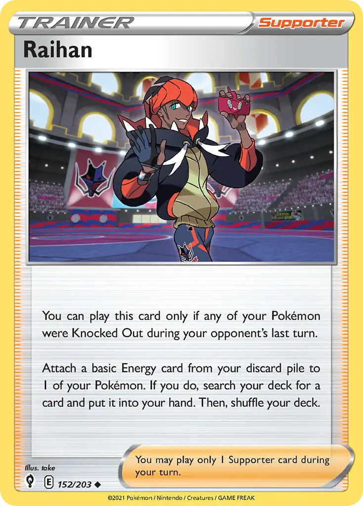 Raihan (Evolving Skies) - Pokémon in TCG Land