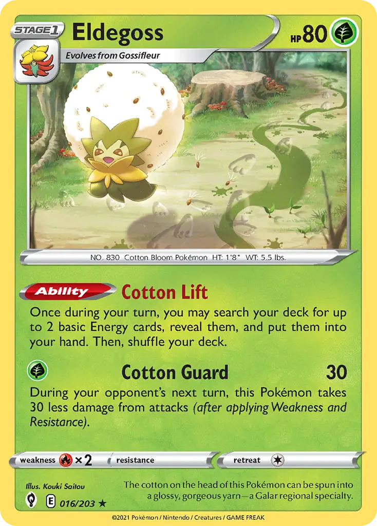 Eldegoss (Evolving Skies) - Pokémon in TCG Land México