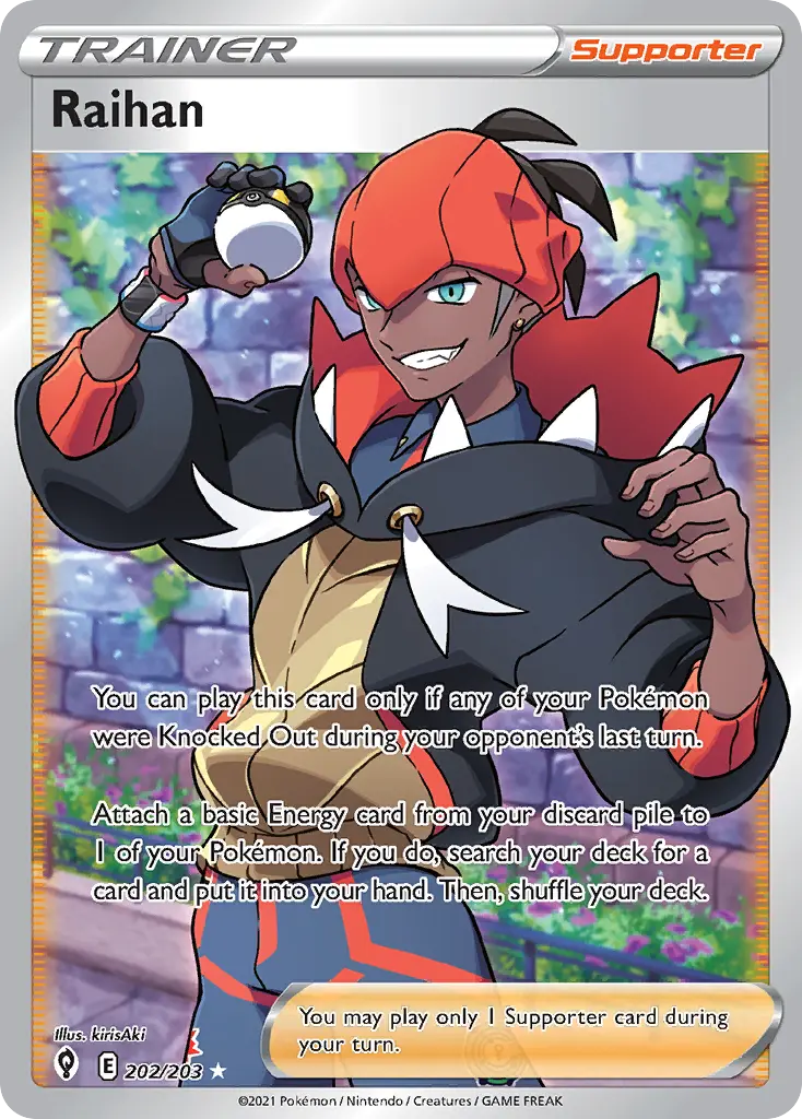 Raihan (Evolving Skies) - Pokémon in TCG Land