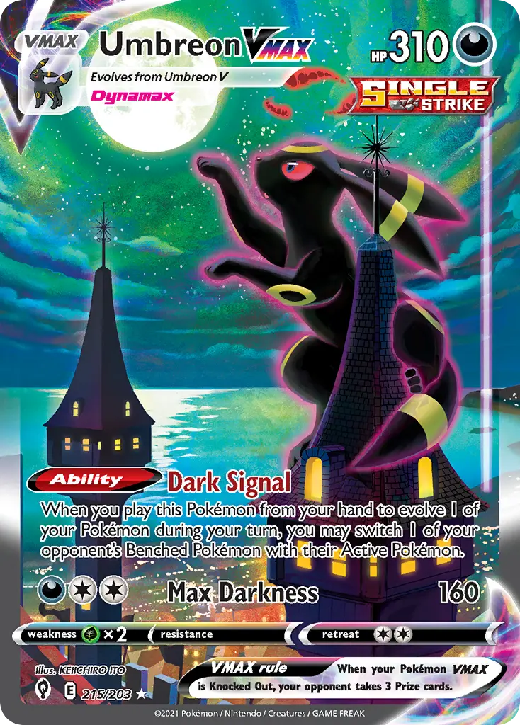 Umbreon VMAX (Evolving Skies) - Pokémon in TCG Land