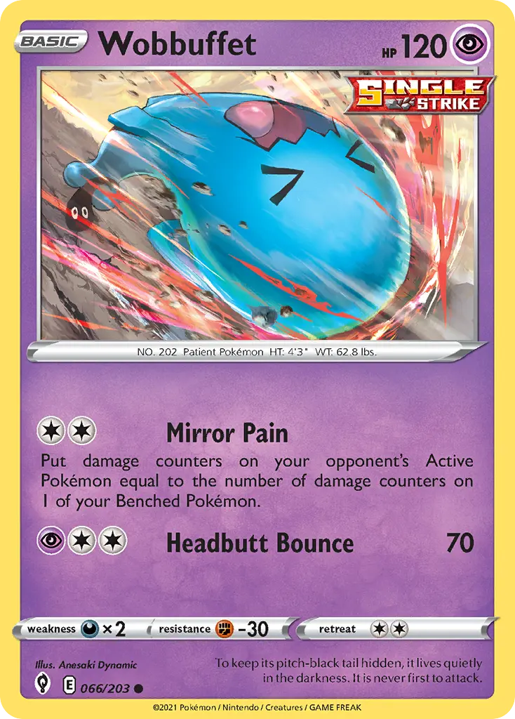 Wobbuffet (Evolving Skies) - Pokémon in TCG Land México