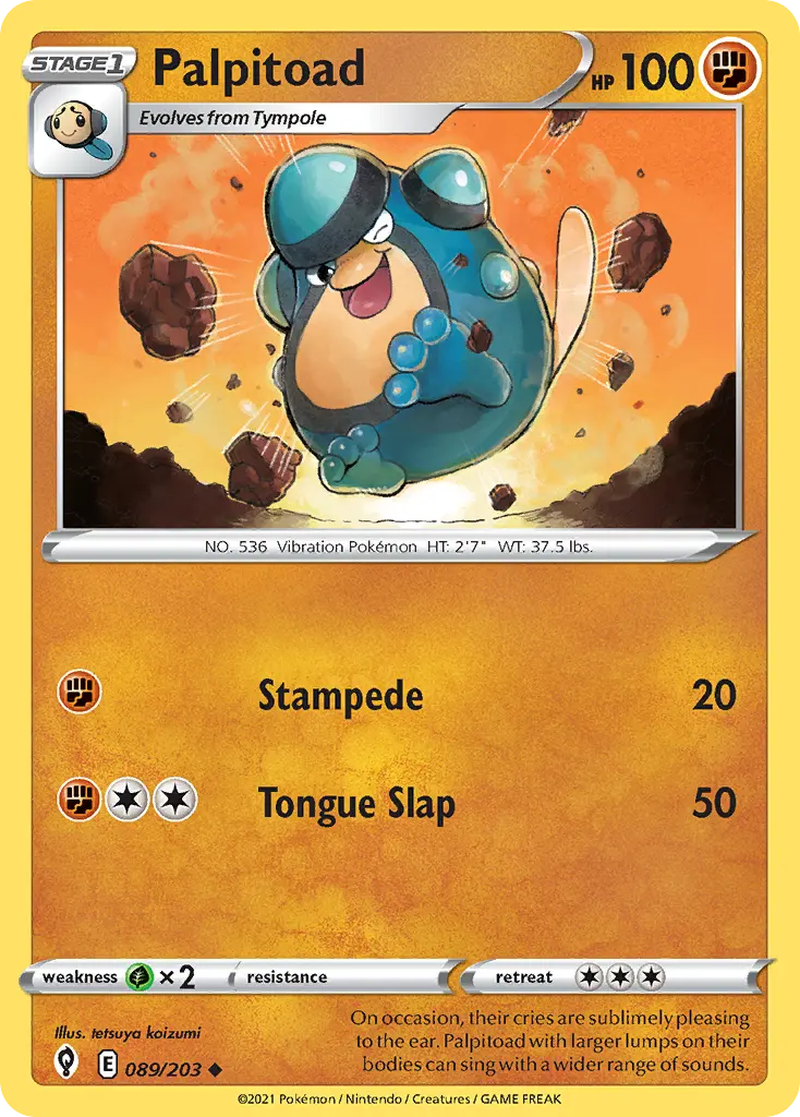 Palpitoad (Evolving Skies) - Pokémon in TCG Land México