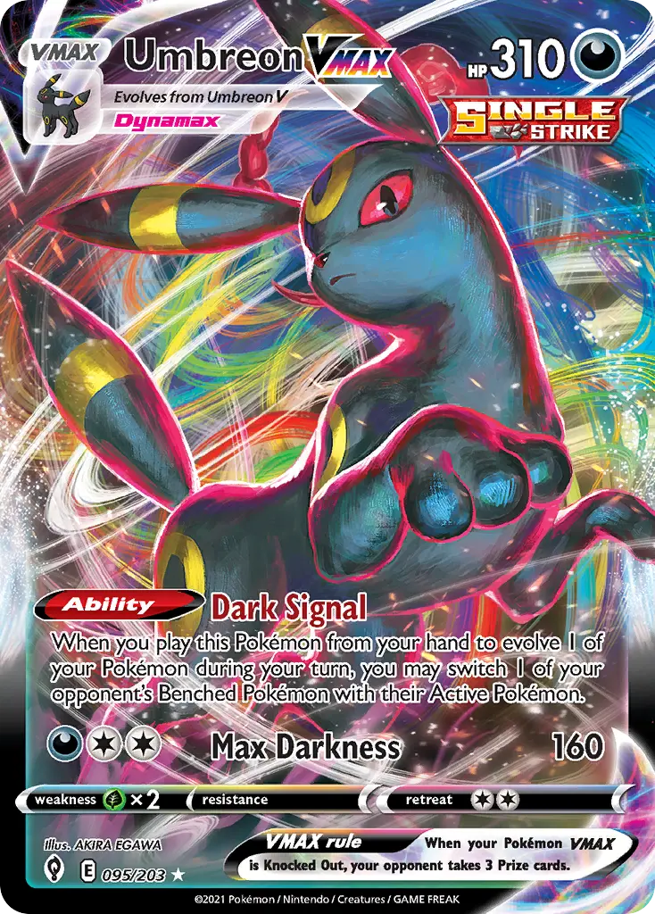Umbreon VMAX (Evolving Skies) - Pokémon in TCG Land