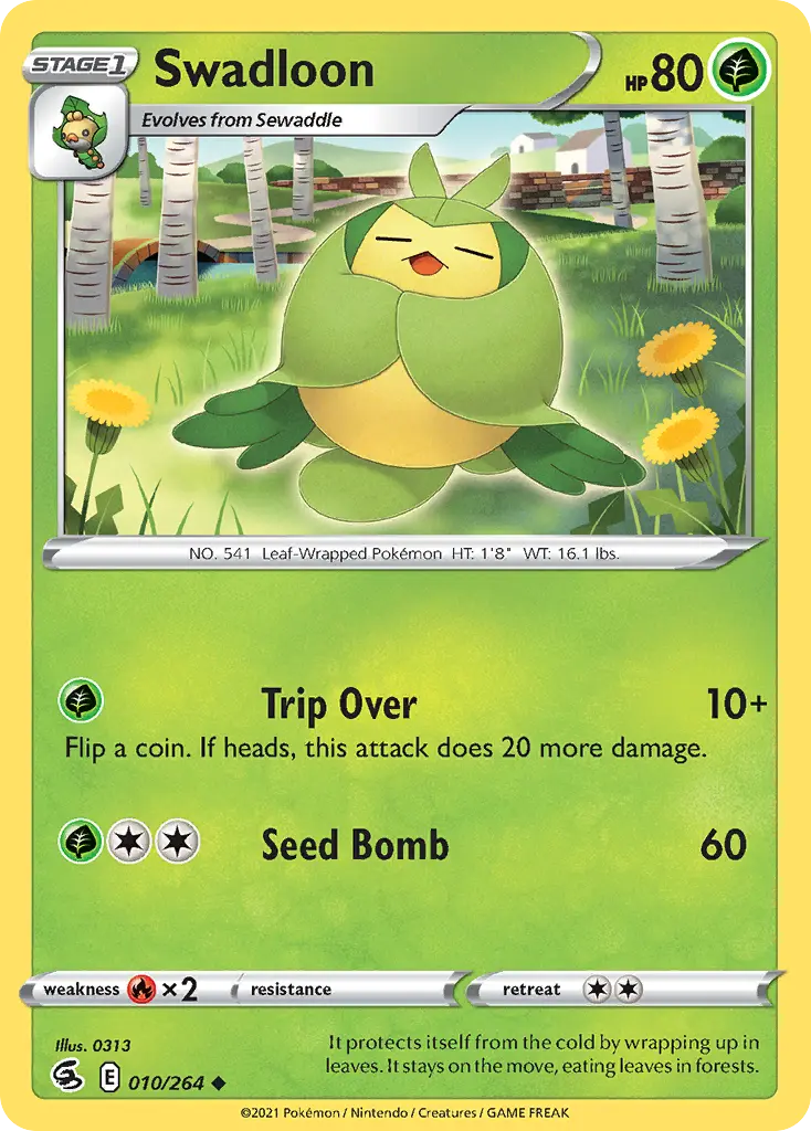 Swadloon (Fusion Strike) - Pokémon in TCG Land México