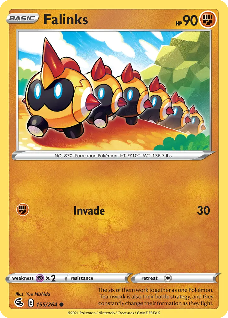 Falinks (Fusion Strike) - Pokémon in TCG Land
