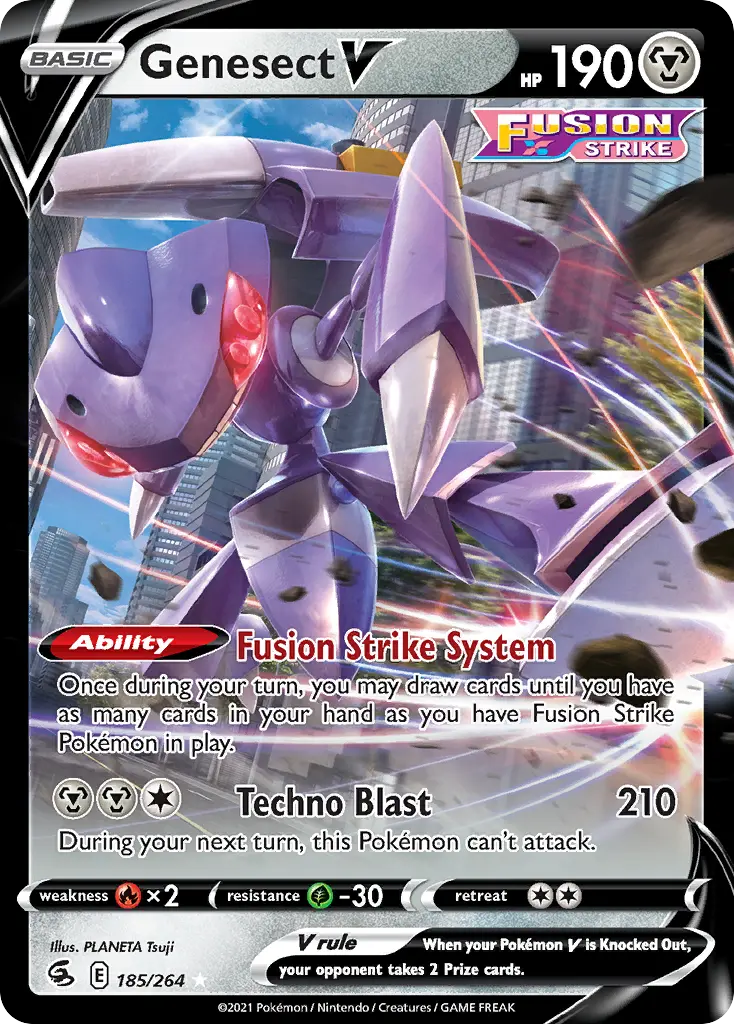 Genesect V (Fusion Strike) - Pokémon in TCG Land