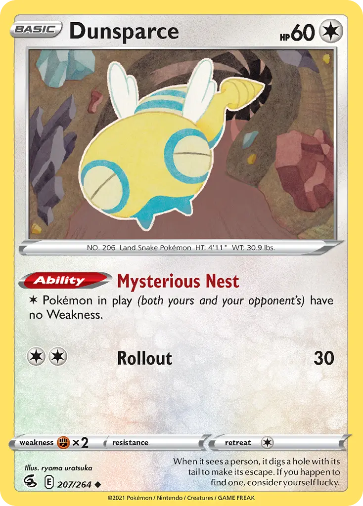 Dunsparce (Fusion Strike) - Pokémon in TCG Land México