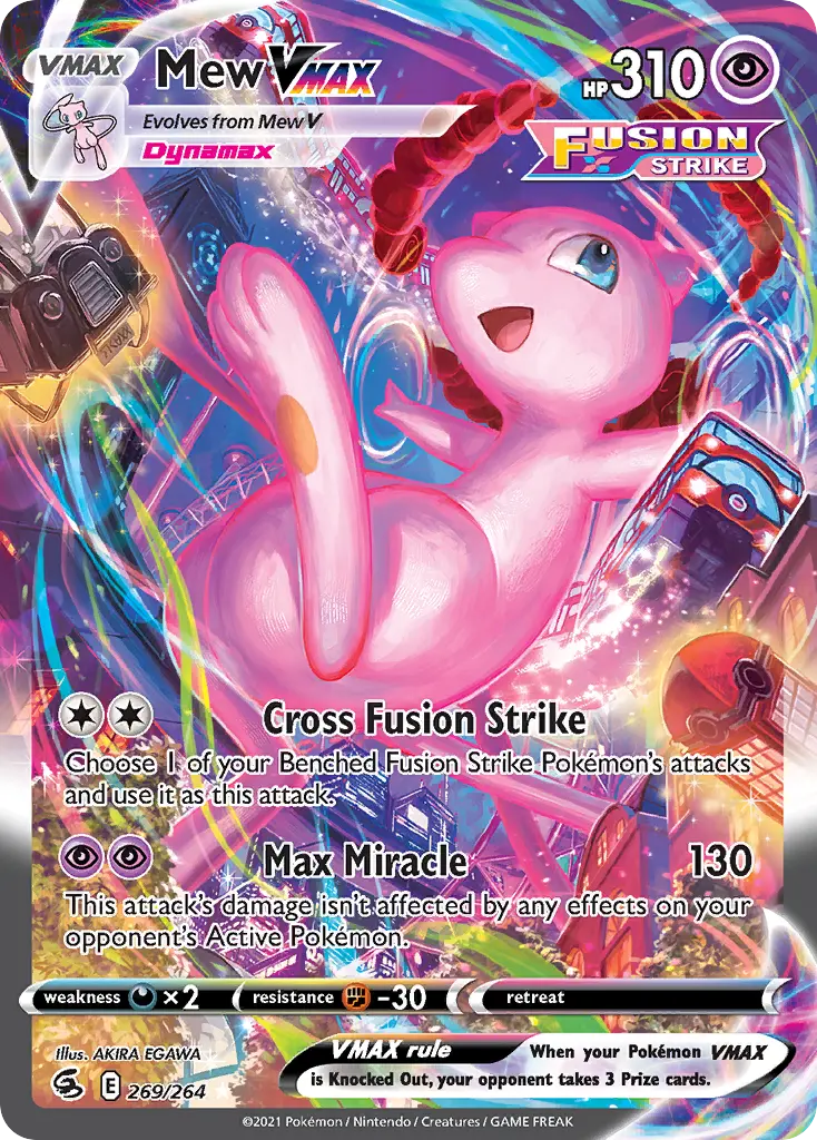 Mew VMAX (Fusion Strike) - Pokémon in TCG Land